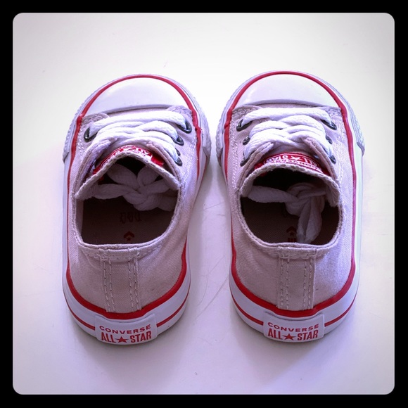 LIKE NEW SZ 5 PINK CONVERSE ALL STAR - Picture 2 of 2